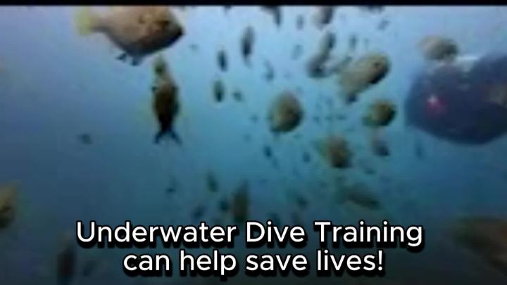 Thumbnail image for Underwater Dive and Fire Department Training